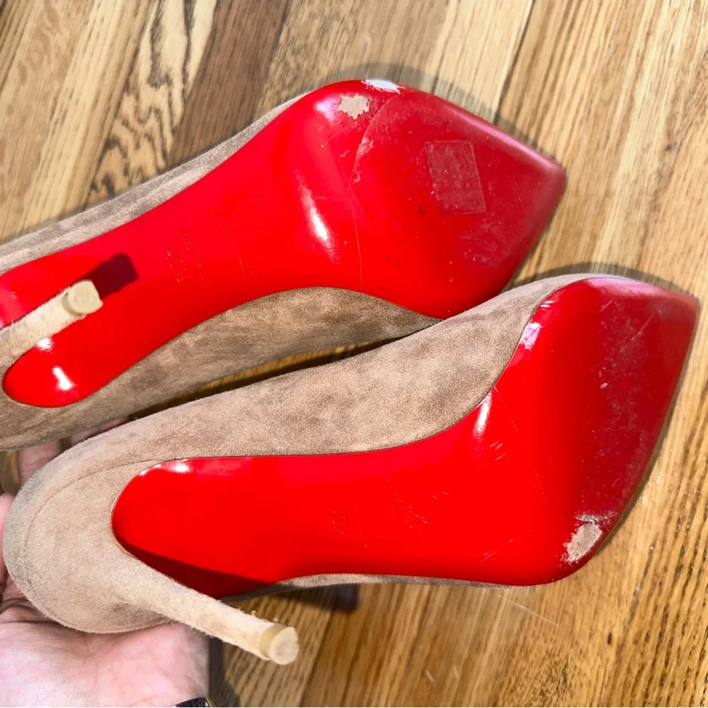 Christian Louboutin Suede Pigalles 100 pumps - Picture 4 of 4